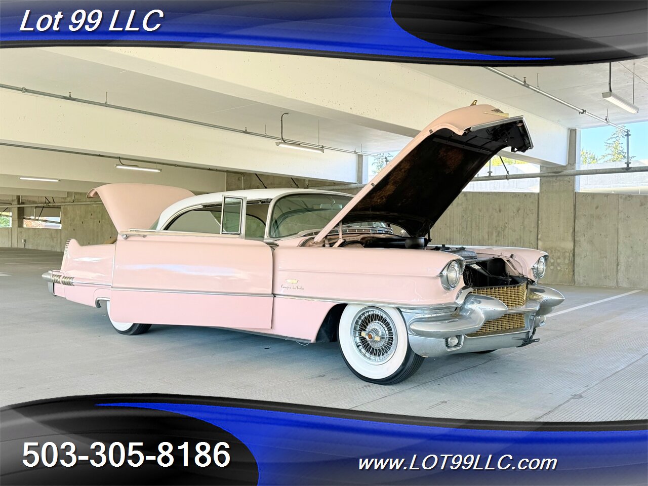 1956 Cadillac Coupe DeVille Factory Power Windows-Seat-Steering Factory Tissue Holder Continental Kit - Photo 27 - Milwaukie, OR 97267