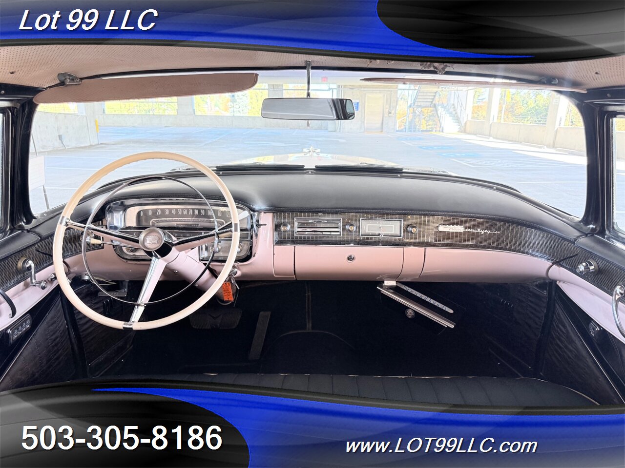 1956 Cadillac Coupe DeVille Factory Power Windows-Seat-Steering Factory Tissue Holder Continental Kit - Photo 11 - Milwaukie, OR 97267
