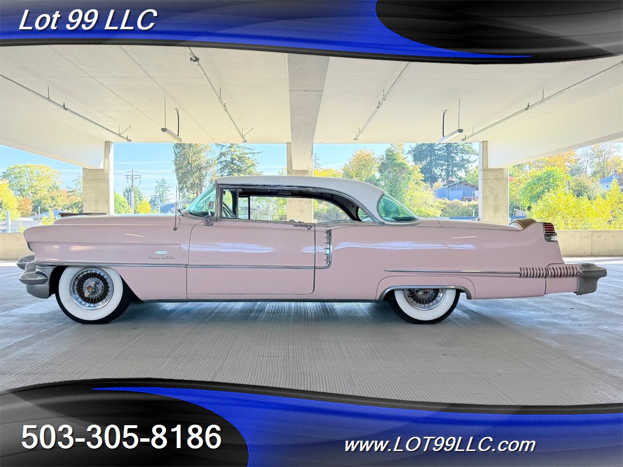 1956 Cadillac Coupe DeVille Factory Power Windows-Seat-Steering Factory Tissue Holder Continental Kit - Photo 1 - Milwaukie, OR 97267