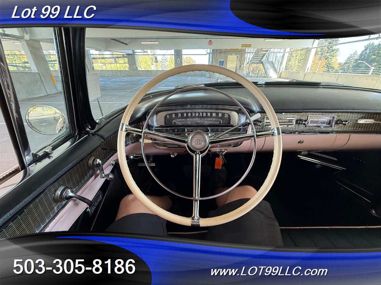 1956 Cadillac Coupe DeVille Factory Power Windows-Seat-Steering Factory Tissue Holder Continental Kit - Photo 13 - Milwaukie, OR 97267
