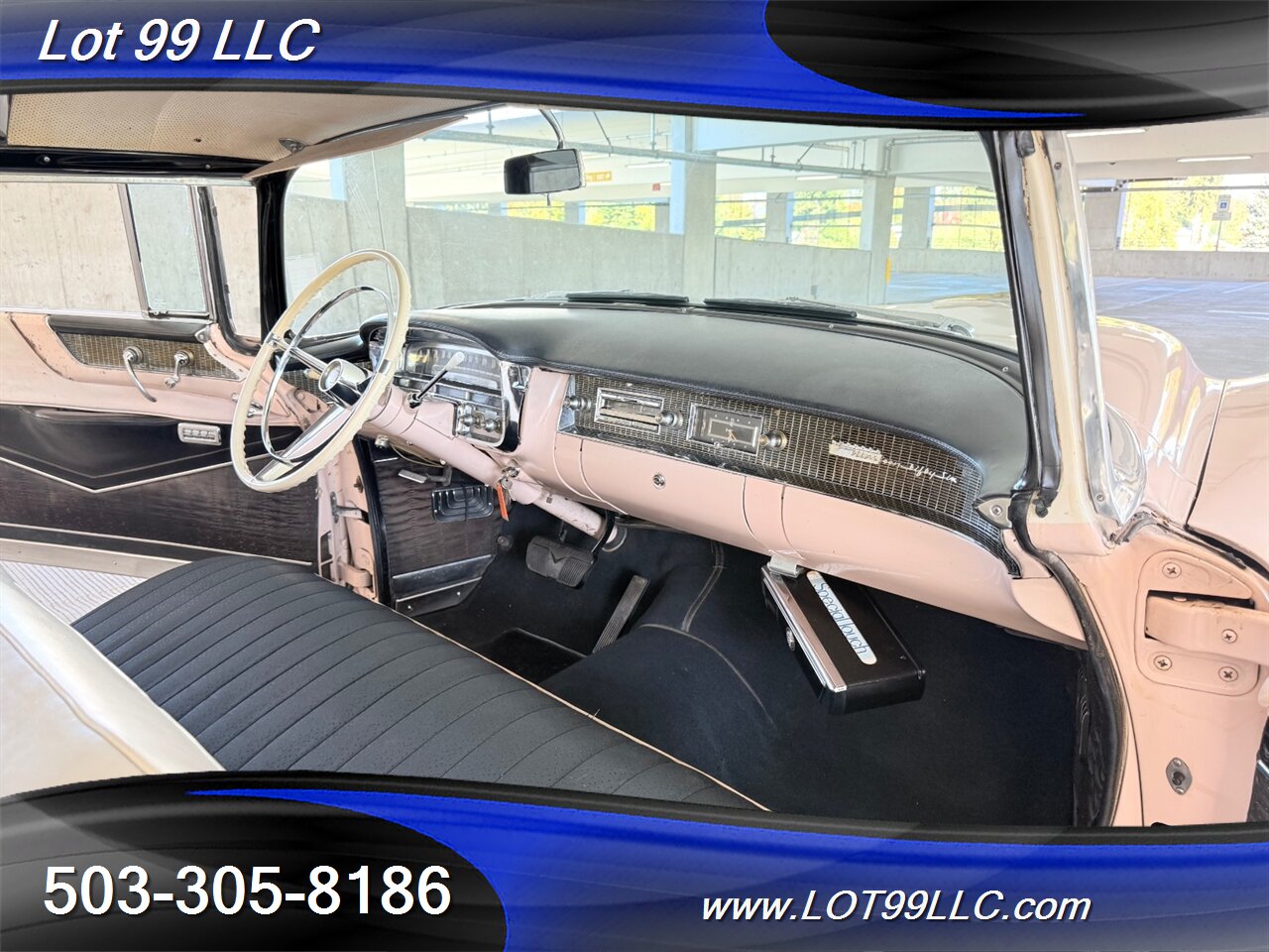 1956 Cadillac Coupe DeVille Factory Power Windows-Seat-Steering Factory Tissue Holder Continental Kit - Photo 38 - Milwaukie, OR 97267