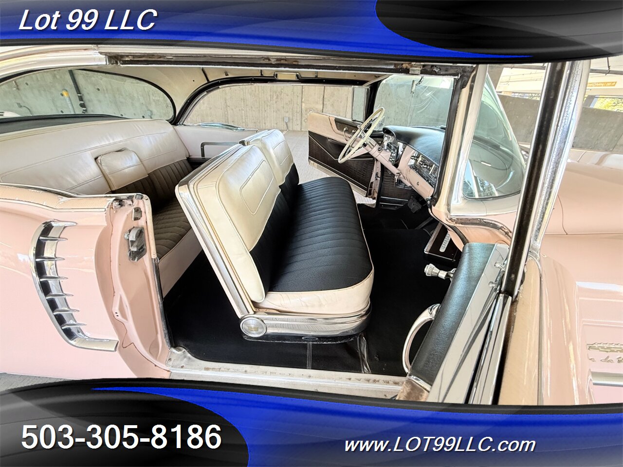 1956 Cadillac Coupe DeVille Factory Power Windows-Seat-Steering Factory Tissue Holder Continental Kit - Photo 16 - Milwaukie, OR 97267