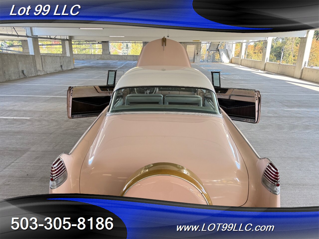 1956 Cadillac Coupe DeVille Factory Power Windows-Seat-Steering Factory Tissue Holder Continental Kit - Photo 48 - Milwaukie, OR 97267