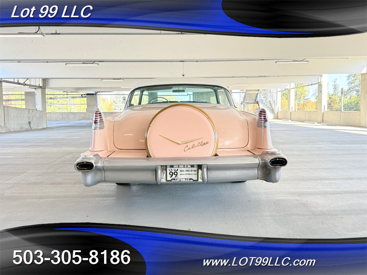 1956 Cadillac Coupe DeVille Factory Power Windows-Seat-Steering Factory Tissue Holder Continental Kit - Photo 7 - Milwaukie, OR 97267