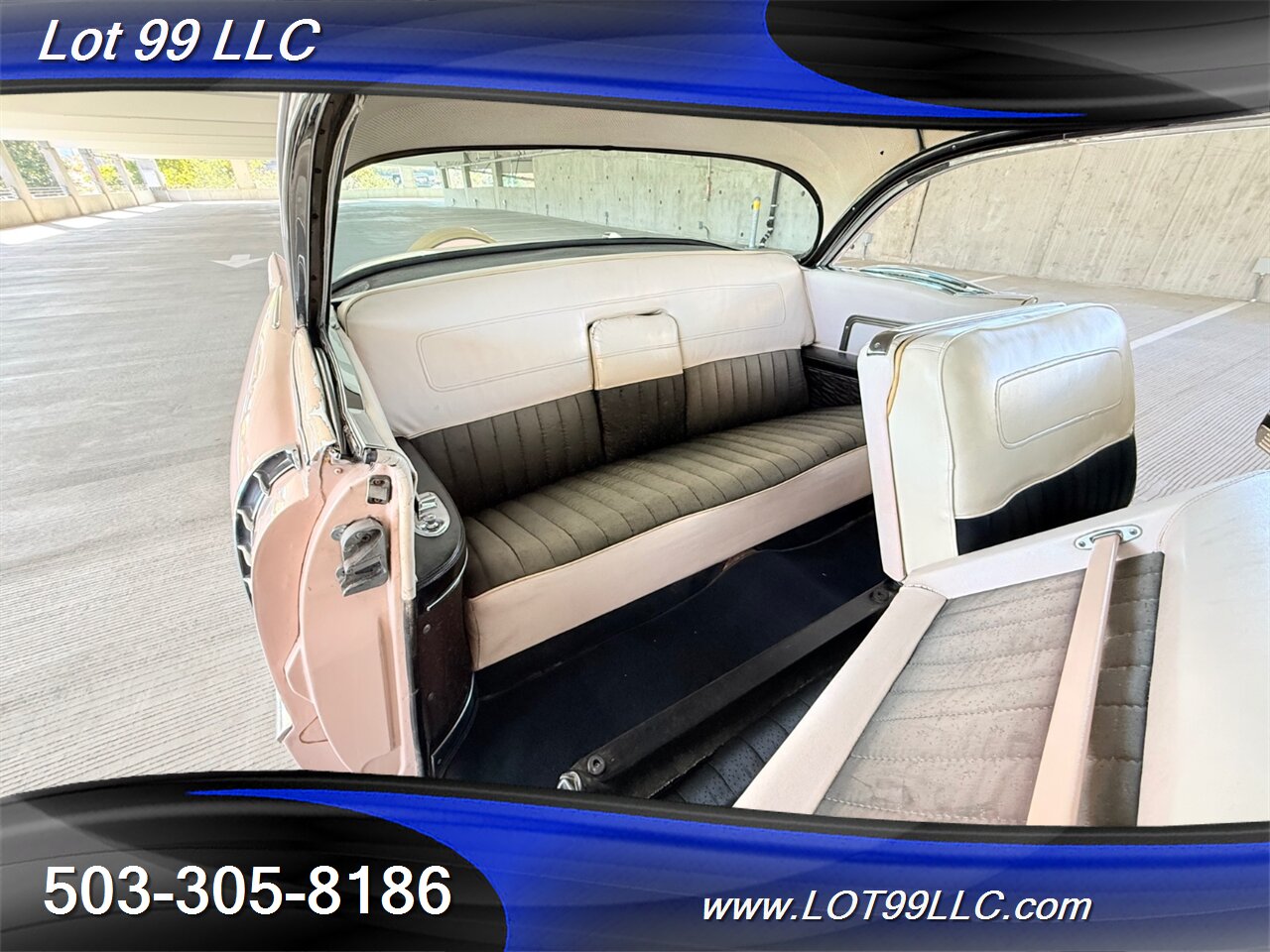 1956 Cadillac Coupe DeVille Factory Power Windows-Seat-Steering Factory Tissue Holder Continental Kit - Photo 17 - Milwaukie, OR 97267