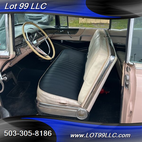 1956 CADILLAC Coupe DeVille Factory Power Windows-Seat-Steering  Factory Tissue Holder Continental Kit - Photo 7 - Milwaukie, OR 97267