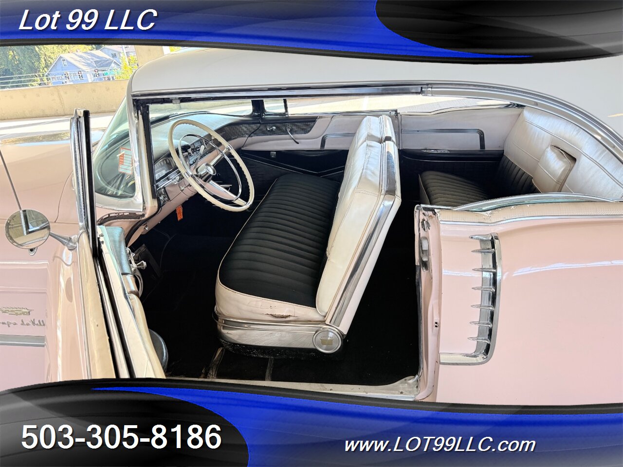 1956 Cadillac Coupe DeVille Factory Power Windows-Seat-Steering Factory Tissue Holder Continental Kit - Photo 34 - Milwaukie, OR 97267