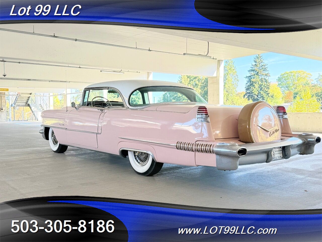 1956 Cadillac Coupe DeVille Factory Power Windows-Seat-Steering Factory Tissue Holder Continental Kit - Photo 8 - Milwaukie, OR 97267