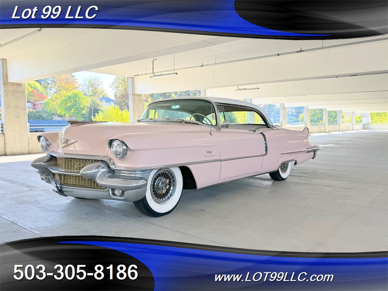 1956 Cadillac Coupe DeVille Factory Power Windows-Seat-Steering Factory Tissue Holder Continental Kit - Photo 2 - Milwaukie, OR 97267