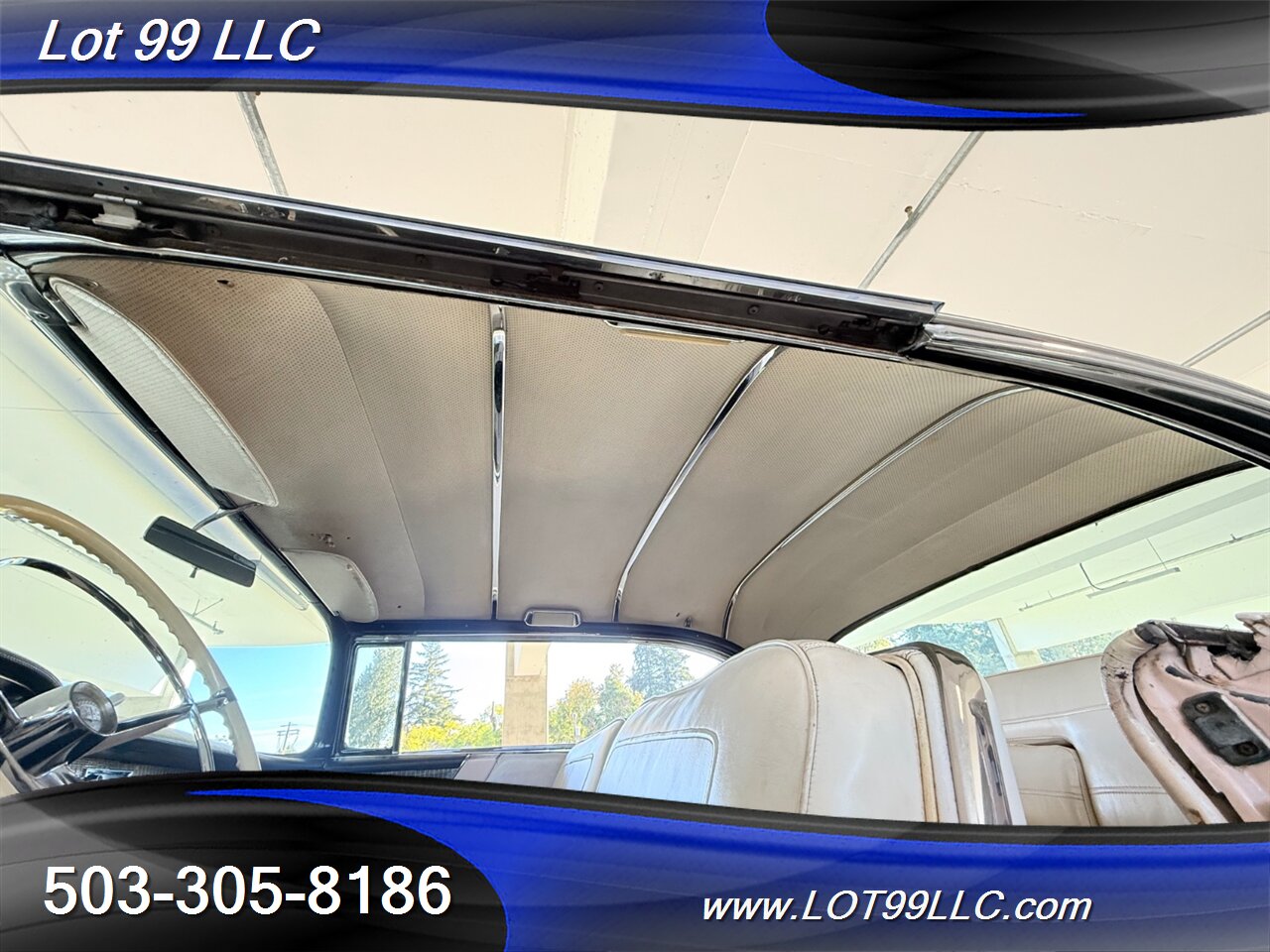 1956 Cadillac Coupe DeVille Factory Power Windows-Seat-Steering Factory Tissue Holder Continental Kit - Photo 33 - Milwaukie, OR 97267