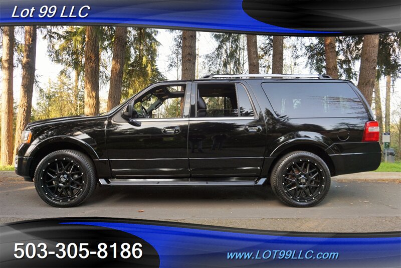 2017 Ford Expedition EL Limited V8 Heated leather GPS MOON 3 ROW 20S  