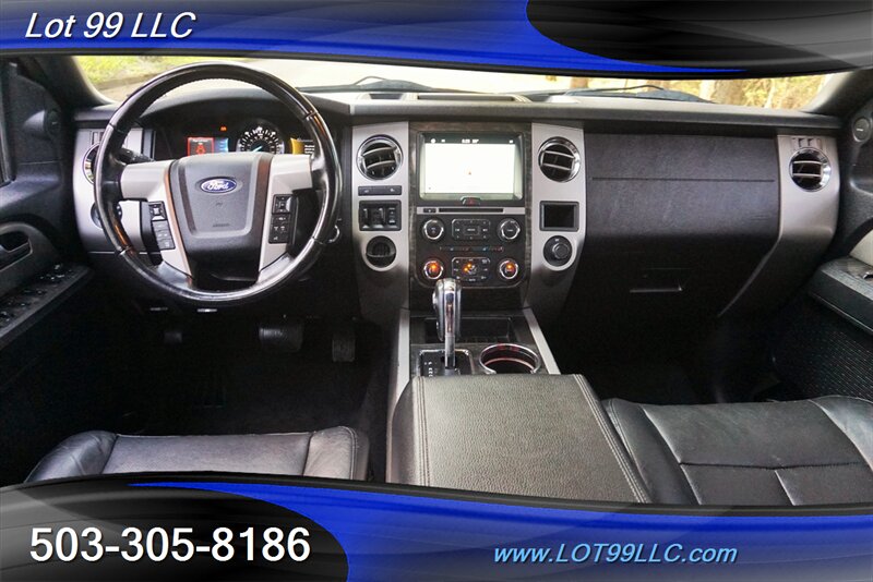 2017 Ford Expedition EL Limited V8 Heated leather GPS MOON 3 ROW 20S  