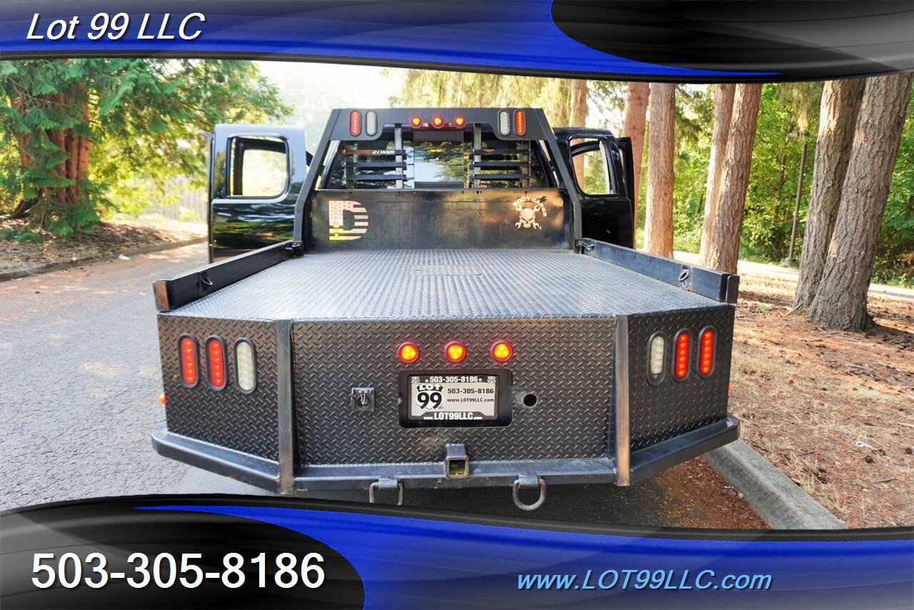 2011 Chevrolet Silverado 3500 HD 4X4 LTZ 6.6L Duramax Diesel Heated Leather Seat  FLAT BED LIFTED Premium Wheels NEW TIRES - Photo 29 - Milwaukie, OR 97267