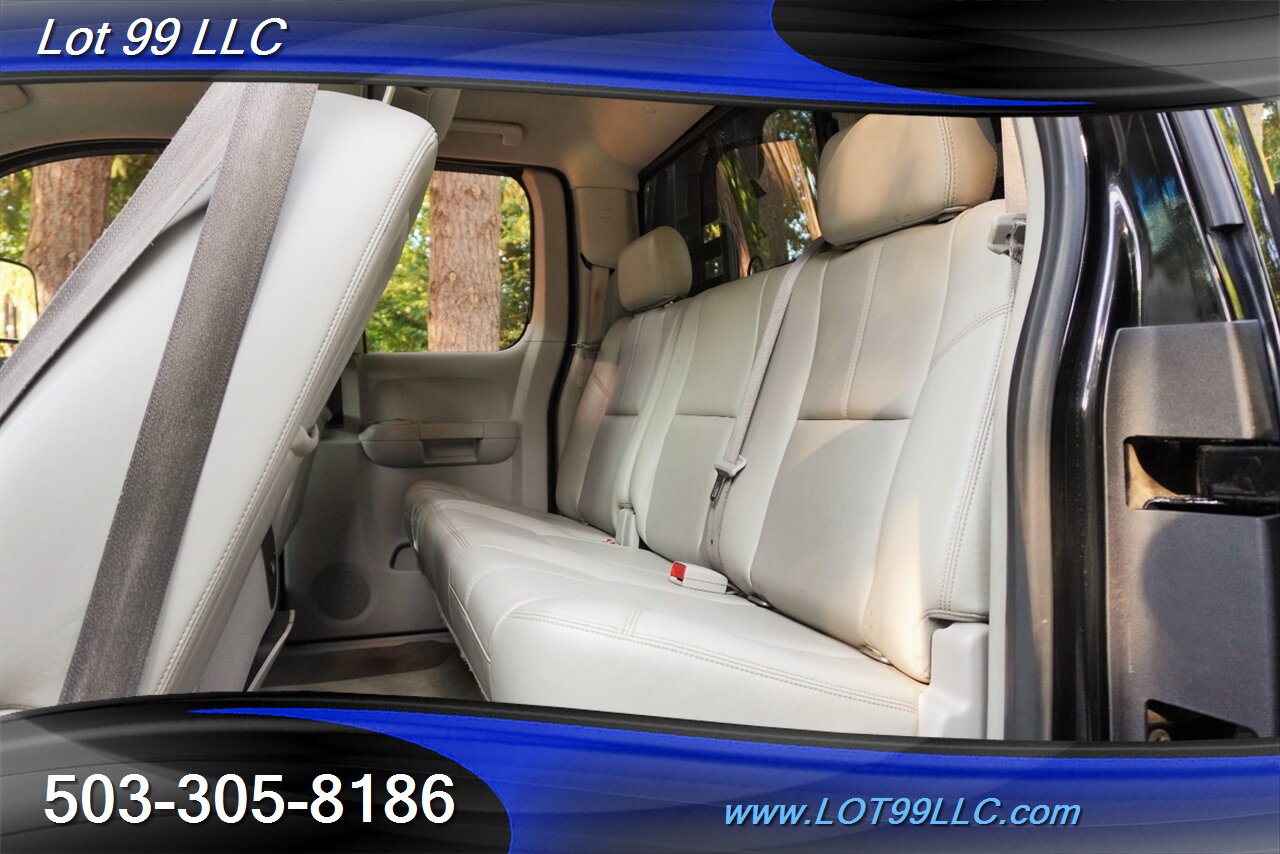 2011 Chevrolet Silverado 3500 HD 4X4 LTZ 6.6L Duramax Diesel Heated Leather Seat  FLAT BED LIFTED Premium Wheels NEW TIRES - Photo 12 - Milwaukie, OR 97267