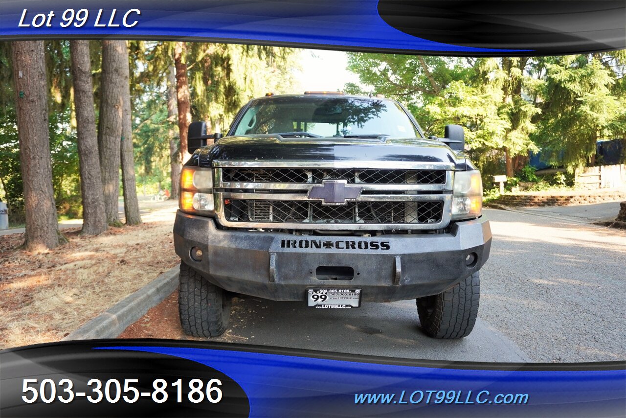 2011 Chevrolet Silverado 3500 HD 4X4 LTZ 6.6L Duramax Diesel Heated Leather Seat  FLAT BED LIFTED Premium Wheels NEW TIRES - Photo 6 - Milwaukie, OR 97267