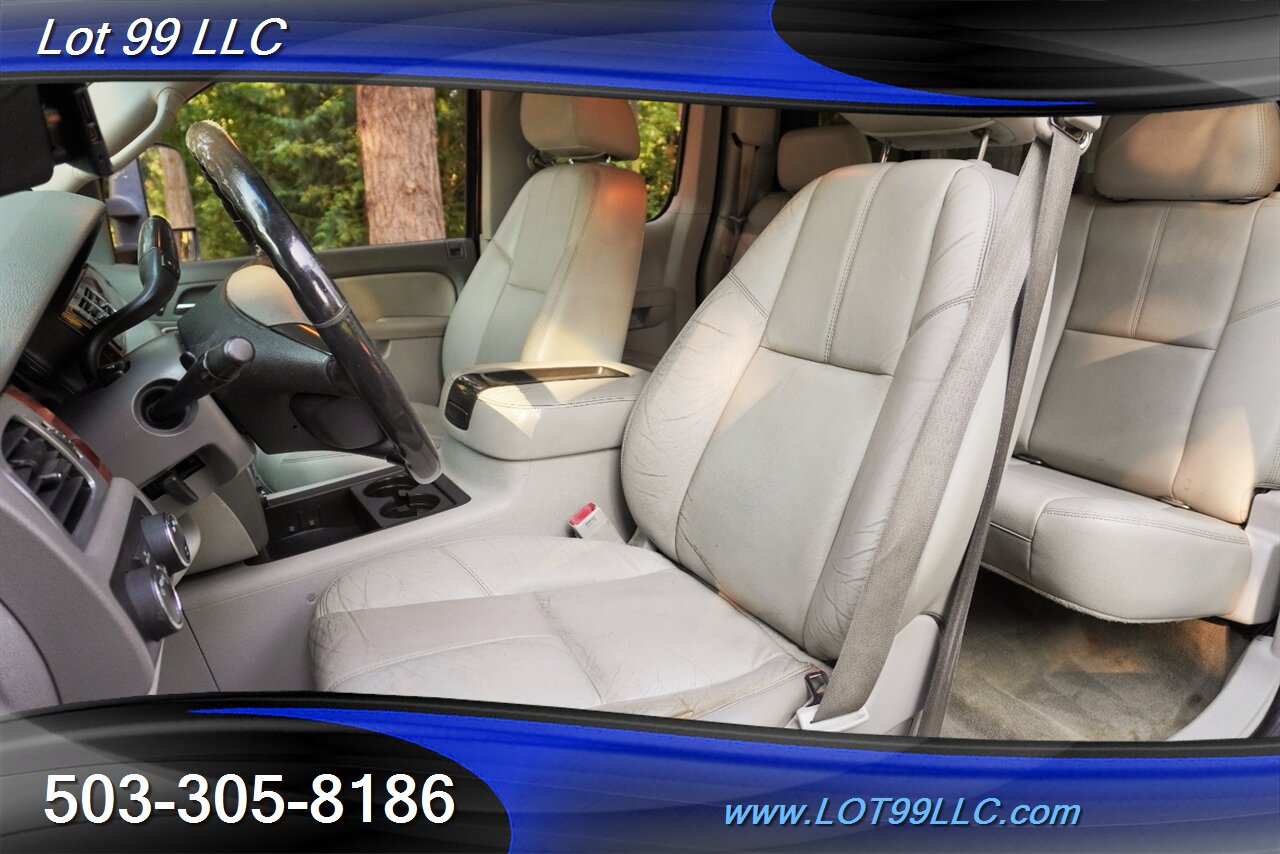 2011 Chevrolet Silverado 3500 HD 4X4 LTZ 6.6L Duramax Diesel Heated Leather Seat  FLAT BED LIFTED Premium Wheels NEW TIRES - Photo 14 - Milwaukie, OR 97267
