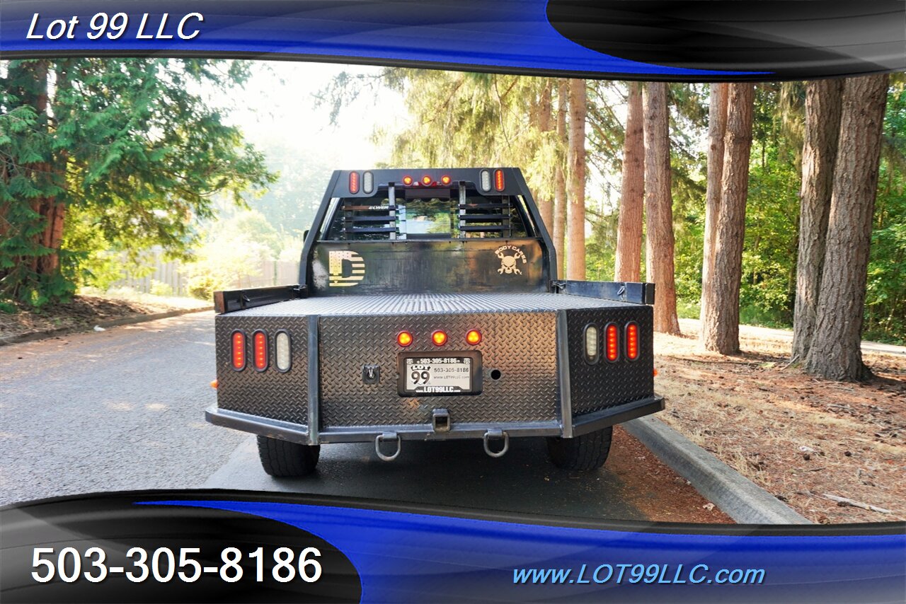 2011 Chevrolet Silverado 3500 HD 4X4 LTZ 6.6L Duramax Diesel Heated Leather Seat  FLAT BED LIFTED Premium Wheels NEW TIRES - Photo 10 - Milwaukie, OR 97267