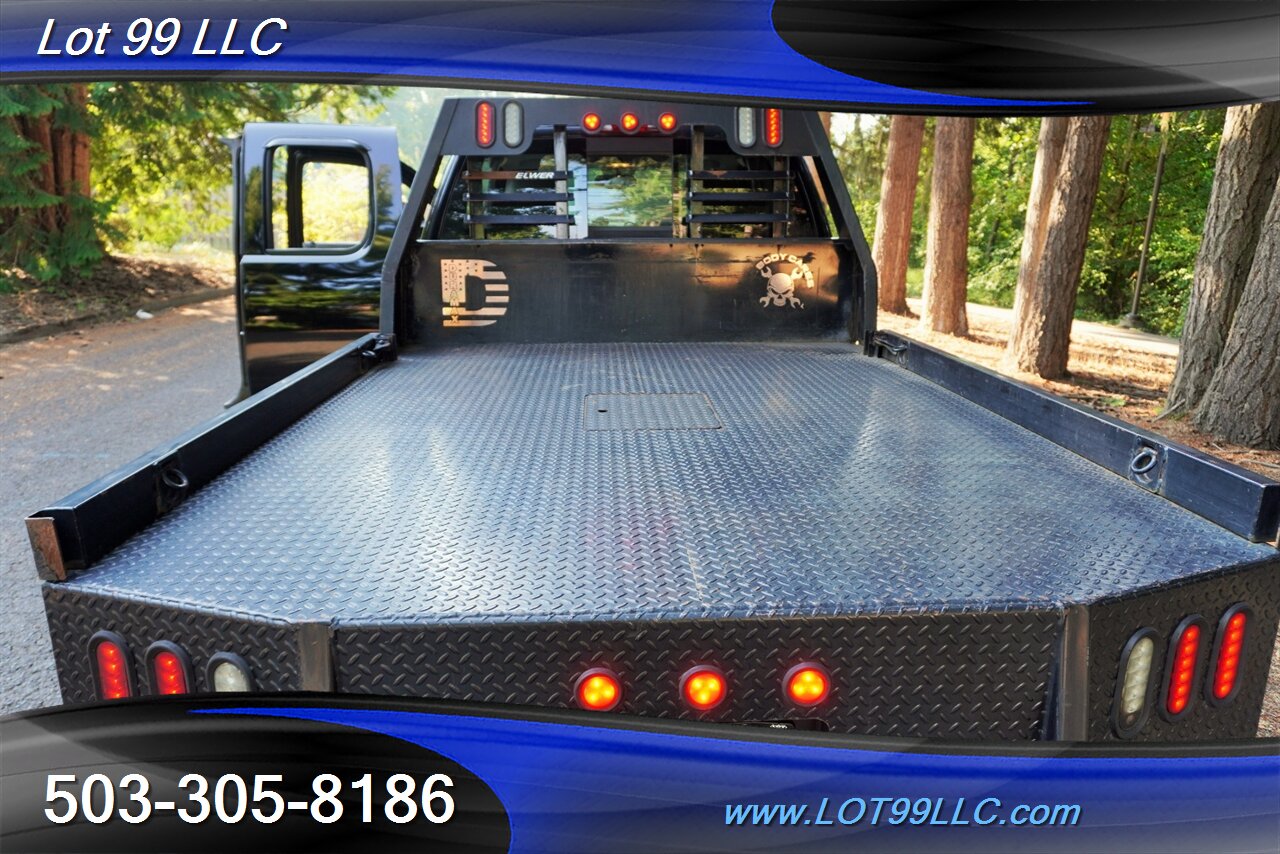 2011 Chevrolet Silverado 3500 HD 4X4 LTZ 6.6L Duramax Diesel Heated Leather Seat  FLAT BED LIFTED Premium Wheels NEW TIRES - Photo 15 - Milwaukie, OR 97267