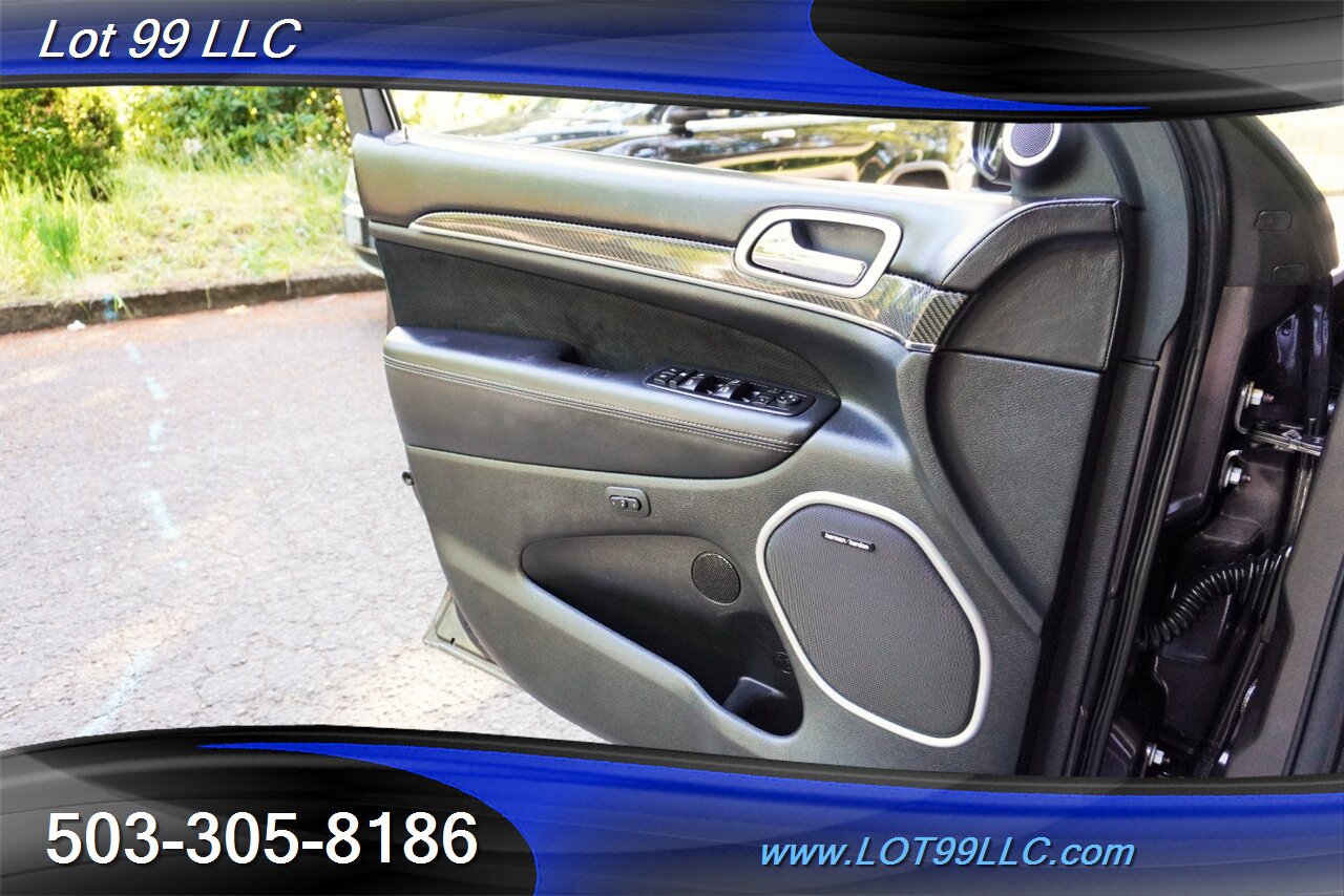 2015 Jeep Grand Cherokee SRT 4X4 V8 6.4L Auto Heated AC Leather Pano Roof GPS Black 20 Wheels NEW TIRES - Photo 24 - Milwaukie, OR 97267