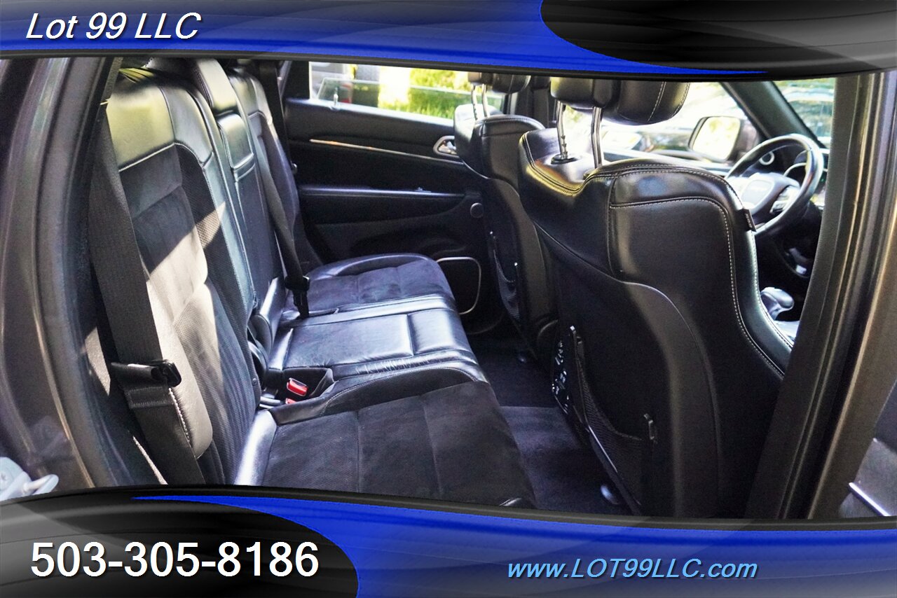 2015 Jeep Grand Cherokee SRT 4X4 V8 6.4L Auto Heated AC Leather Pano Roof GPS Black 20 Wheels NEW TIRES - Photo 20 - Milwaukie, OR 97267