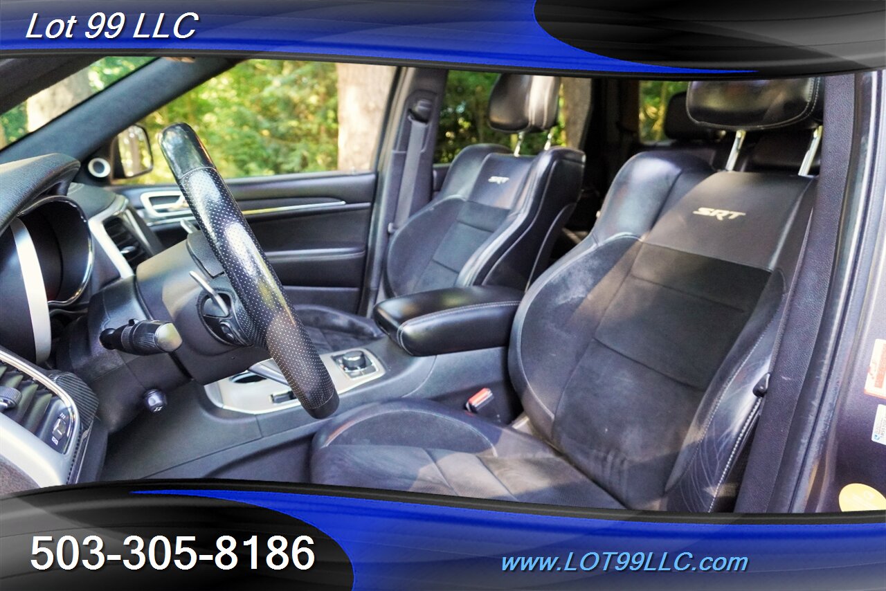 2015 Jeep Grand Cherokee SRT 4X4 V8 6.4L Auto Heated AC Leather Pano Roof GPS Black 20 Wheels NEW TIRES - Photo 14 - Milwaukie, OR 97267