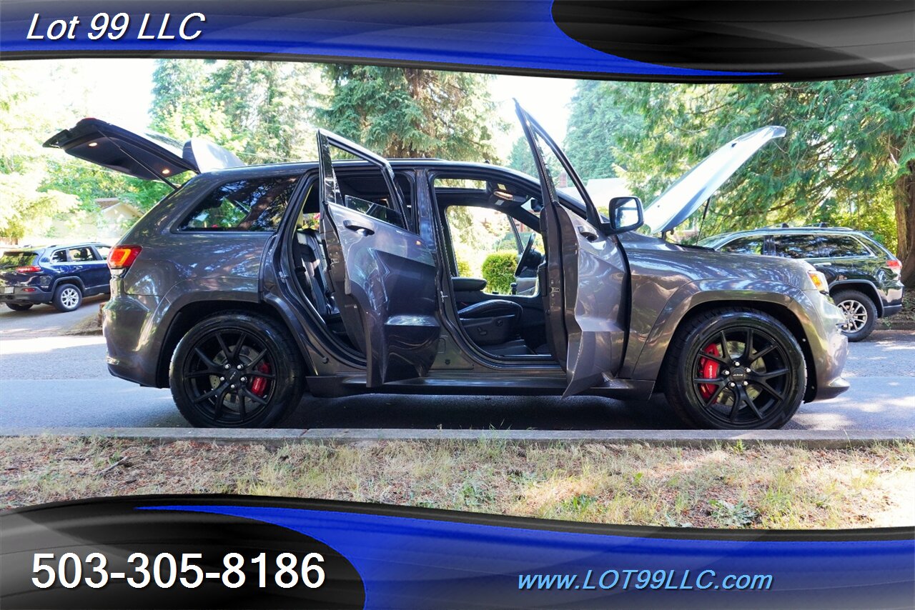 2015 Jeep Grand Cherokee SRT 4X4 V8 6.4L Auto Heated AC Leather Pano Roof GPS Black 20 Wheels NEW TIRES - Photo 33 - Milwaukie, OR 97267