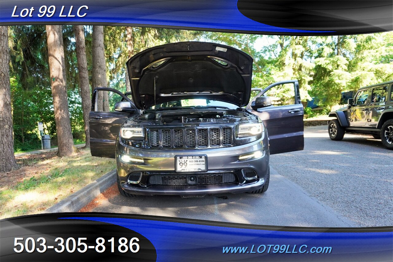 2015 Jeep Grand Cherokee SRT 4X4 V8 6.4L Auto Heated AC Leather Pano Roof GPS Black 20 Wheels NEW TIRES - Photo 32 - Milwaukie, OR 97267