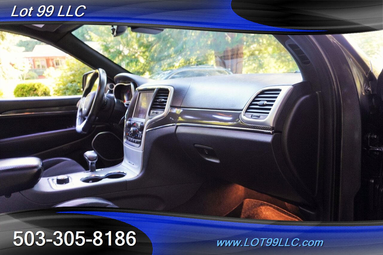 2015 Jeep Grand Cherokee SRT 4X4 V8 6.4L Auto Heated AC Leather Pano Roof GPS Black 20 Wheels NEW TIRES - Photo 21 - Milwaukie, OR 97267