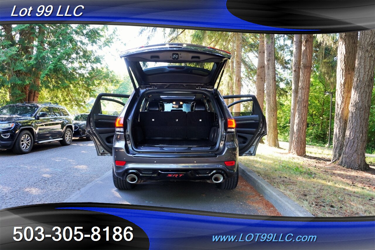 2015 Jeep Grand Cherokee SRT 4X4 V8 6.4L Auto Heated AC Leather Pano Roof GPS Black 20 Wheels NEW TIRES - Photo 34 - Milwaukie, OR 97267