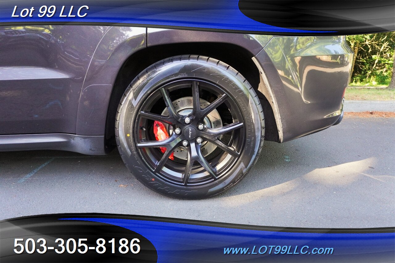 2015 Jeep Grand Cherokee SRT 4X4 V8 6.4L Auto Heated AC Leather Pano Roof GPS Black 20 Wheels NEW TIRES - Photo 39 - Milwaukie, OR 97267