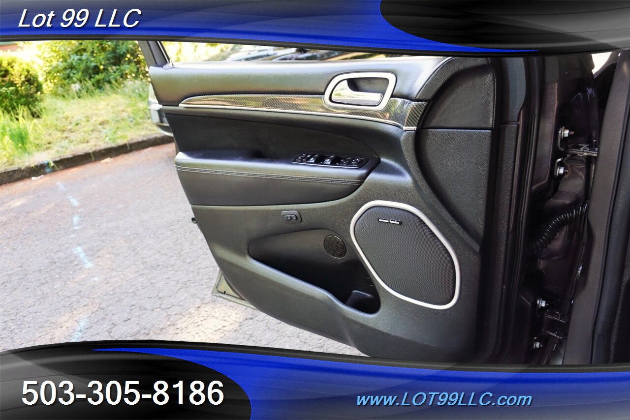 2015 Jeep Grand Cherokee SRT 4X4 V8 6.4L Auto Heated AC Leather Pano Roof GPS Black 20 Wheels NEW TIRES - Photo 30 - Milwaukie, OR 97267