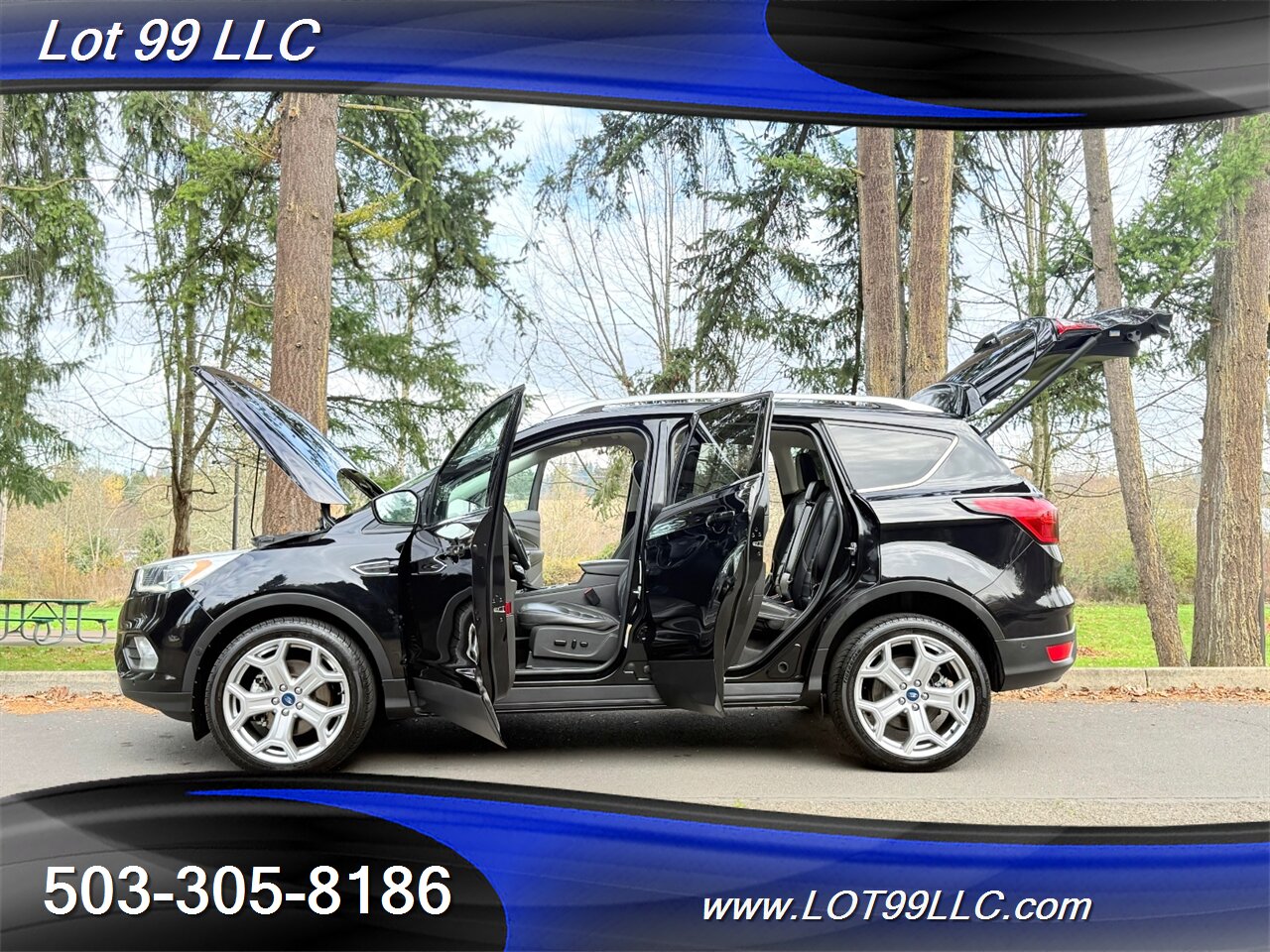 2019 Ford Escape Titanium AWD 113k NEW TIRES Htd Leather Pano Navi  Backup Camera Parking Sensors 27MPG - Photo 45 - Milwaukie, OR 97267