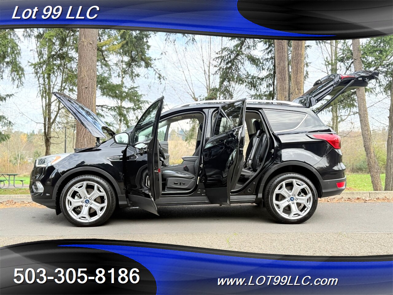 2019 Ford Escape Titanium AWD 113k NEW TIRES Htd Leather Pano Navi  Backup Camera Parking Sensors 27MPG - Photo 48 - Milwaukie, OR 97267