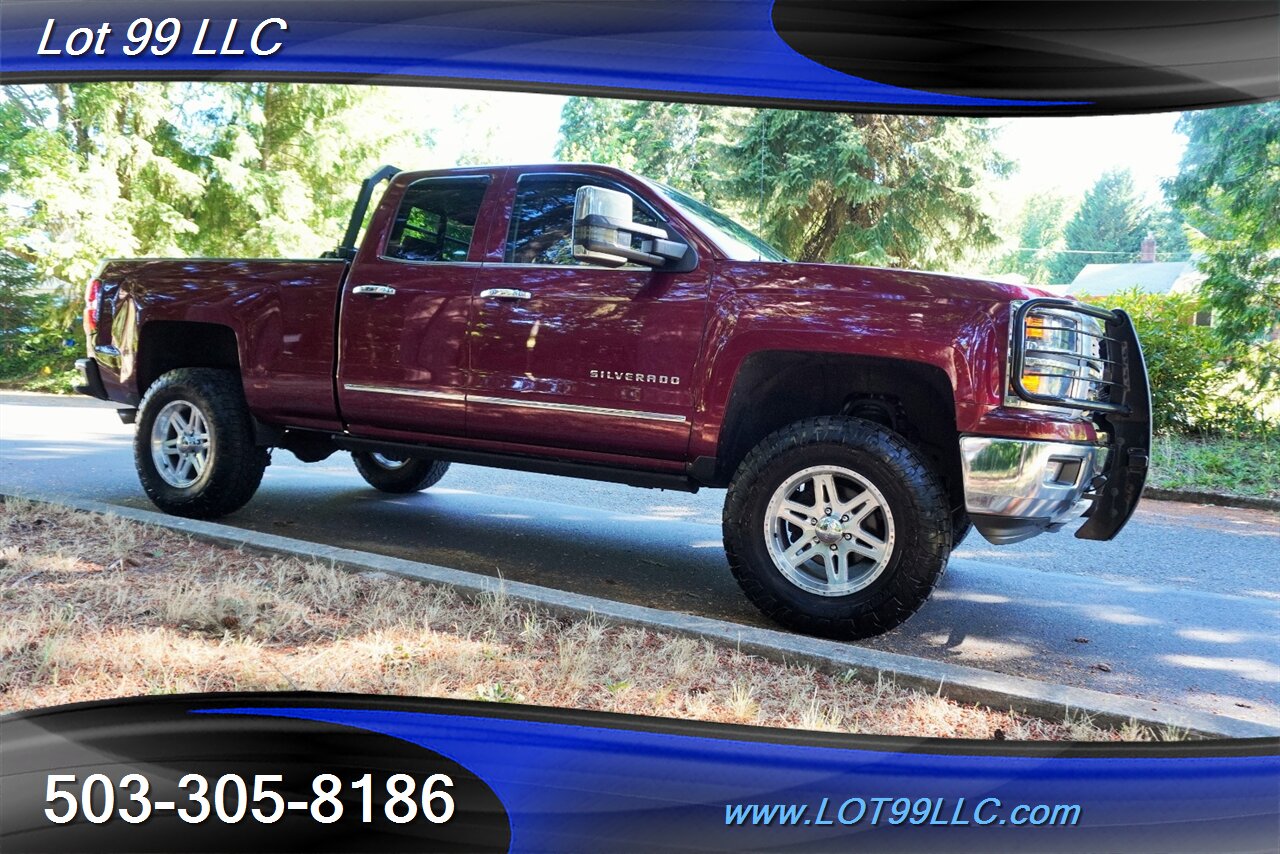 2015 Chevrolet Silverado 1500 LTZ 4X4 V8 5.3L Auto Heated Leather Seats LIFTED  Polished Wheels Newer Tires - Photo 7 - Milwaukie, OR 97267
