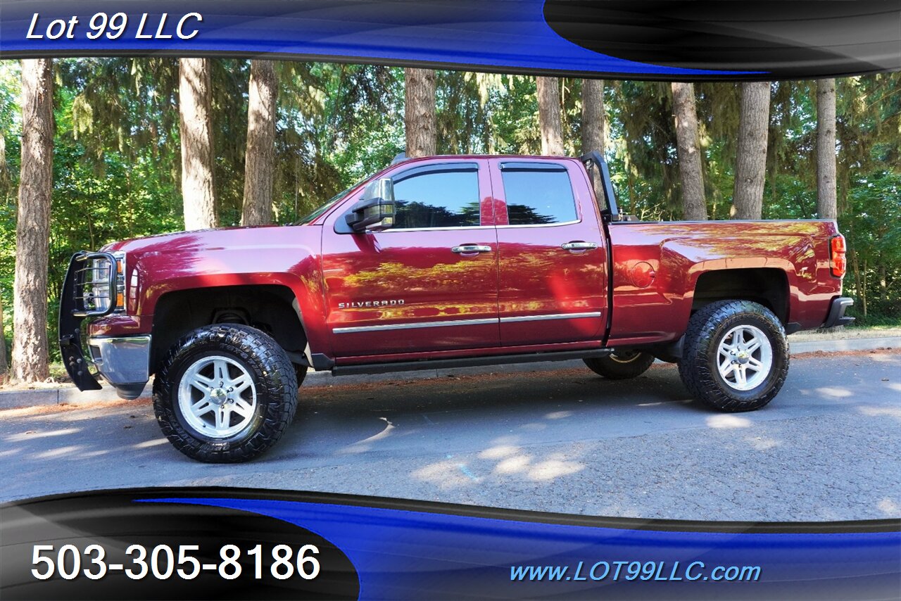 2015 Chevrolet Silverado 1500 LTZ 4X4 V8 5.3L Auto Heated Leather Seats LIFTED  Polished Wheels Newer Tires - Photo 5 - Milwaukie, OR 97267