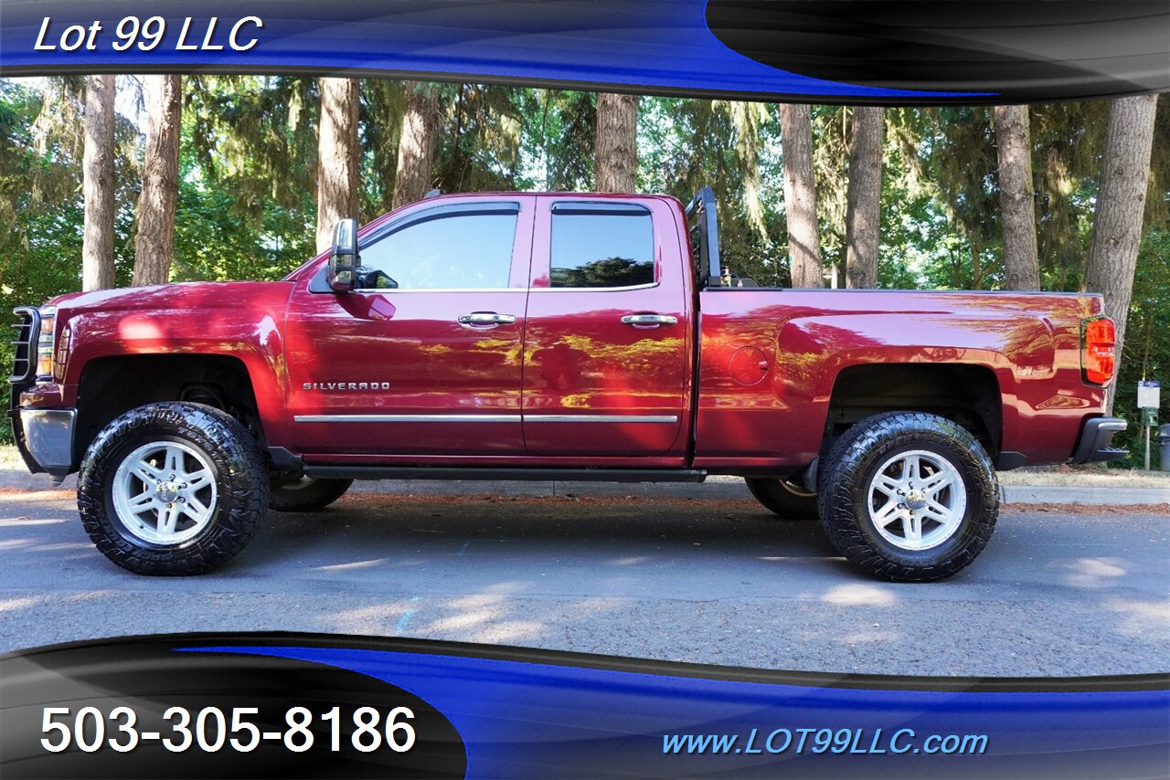 2015 Chevrolet Silverado 1500 LTZ 4X4 V8 5.3L Auto Heated Leather Seats LIFTED  Polished Wheels Newer Tires - Photo 1 - Milwaukie, OR 97267