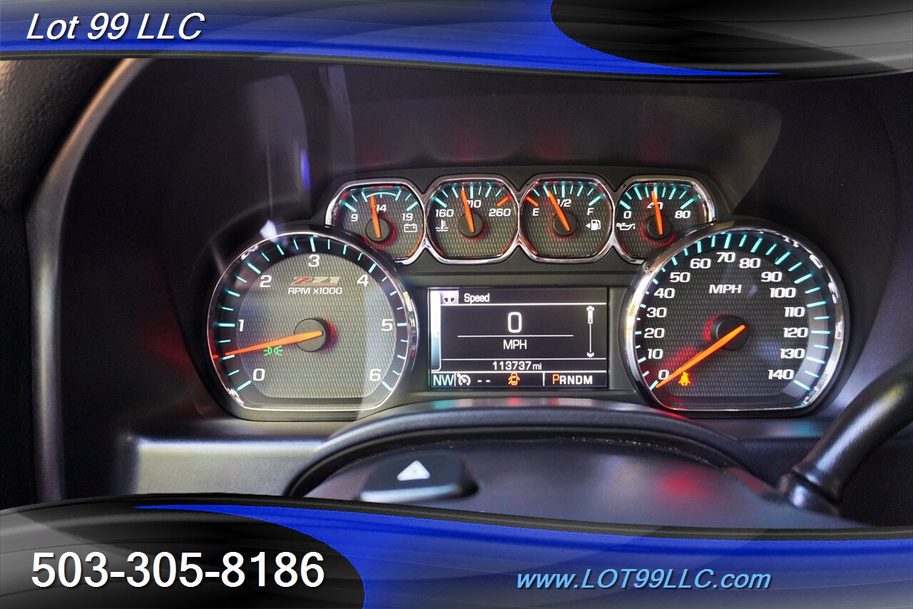 2015 Chevrolet Silverado 1500 LTZ 4X4 V8 5.3L Auto Heated Leather Seats LIFTED  Polished Wheels Newer Tires - Photo 21 - Milwaukie, OR 97267