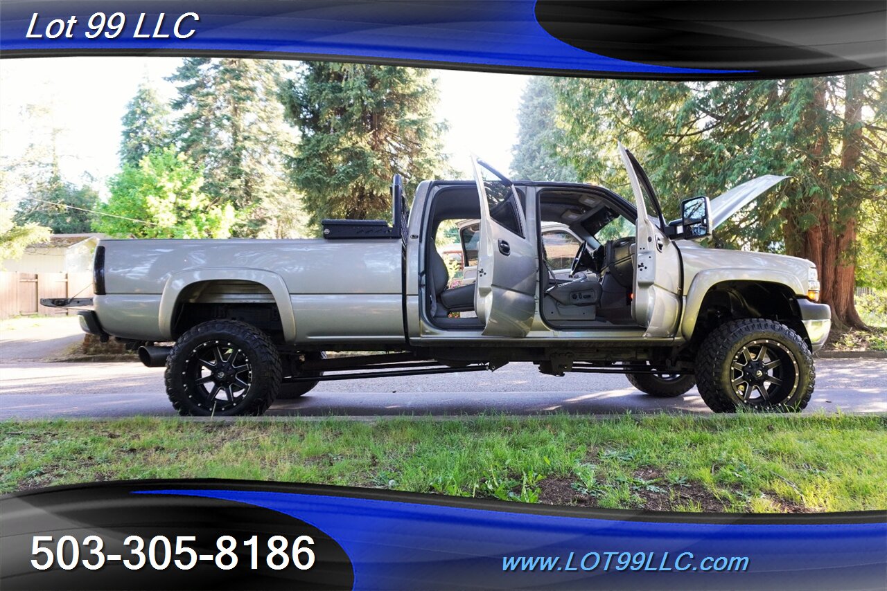 2002 Chevrolet Silverado 2500 4X4 LT 6.6L DURAMAX Heated Leather LONG BED LIFTED  20 FUEL Wheels Newer OFF ROAD TIRES - Photo 27 - Milwaukie, OR 97267