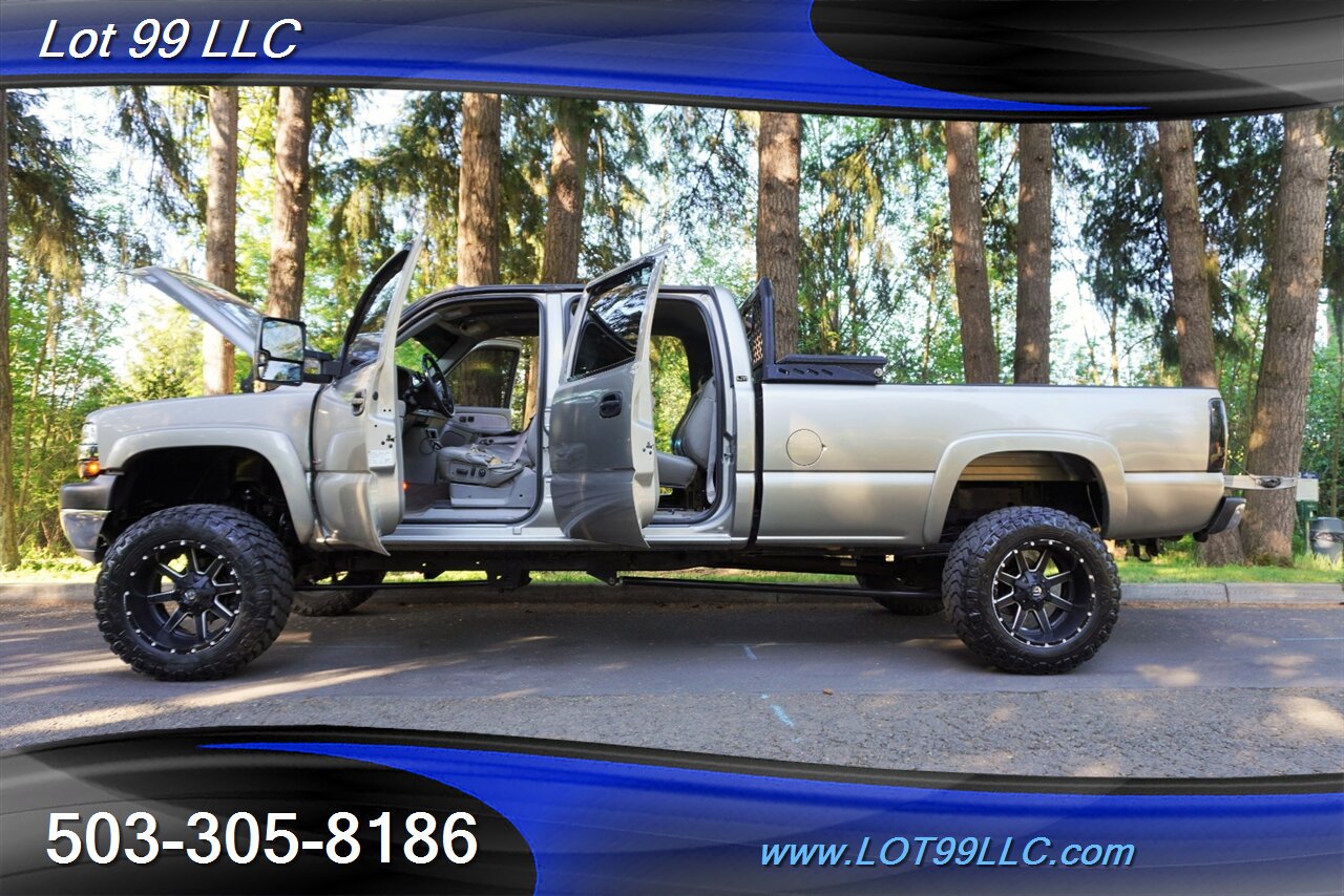 2002 Chevrolet Silverado 2500 4X4 LT 6.6L DURAMAX Heated Leather LONG BED LIFTED  20 FUEL Wheels Newer OFF ROAD TIRES - Photo 25 - Milwaukie, OR 97267