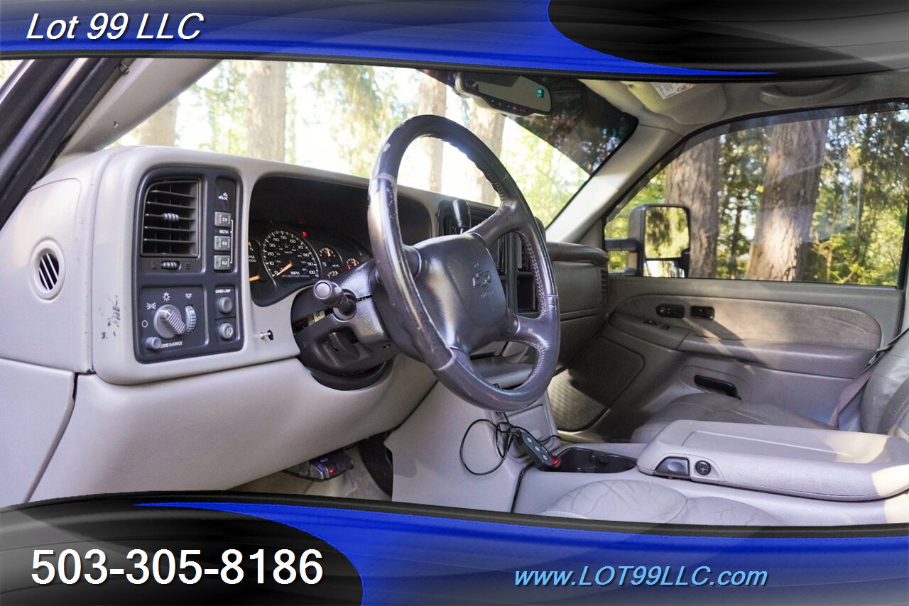 2002 Chevrolet Silverado 2500 4X4 LT 6.6L DURAMAX Heated Leather LONG BED LIFTED  20 FUEL Wheels Newer OFF ROAD TIRES - Photo 12 - Milwaukie, OR 97267