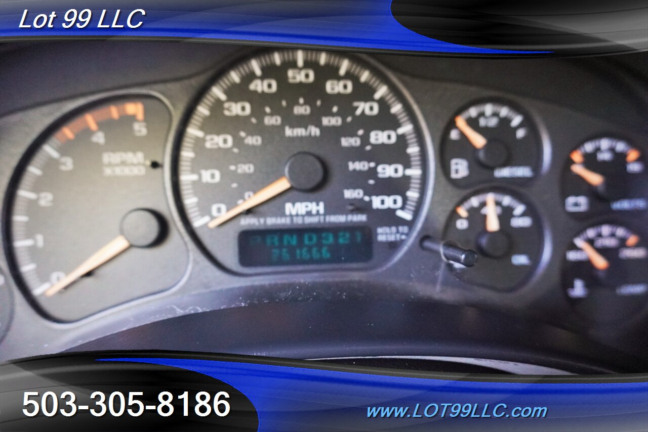 2002 Chevrolet Silverado 2500 4X4 LT 6.6L DURAMAX Heated Leather LONG BED LIFTED  20 FUEL Wheels Newer OFF ROAD TIRES - Photo 20 - Milwaukie, OR 97267