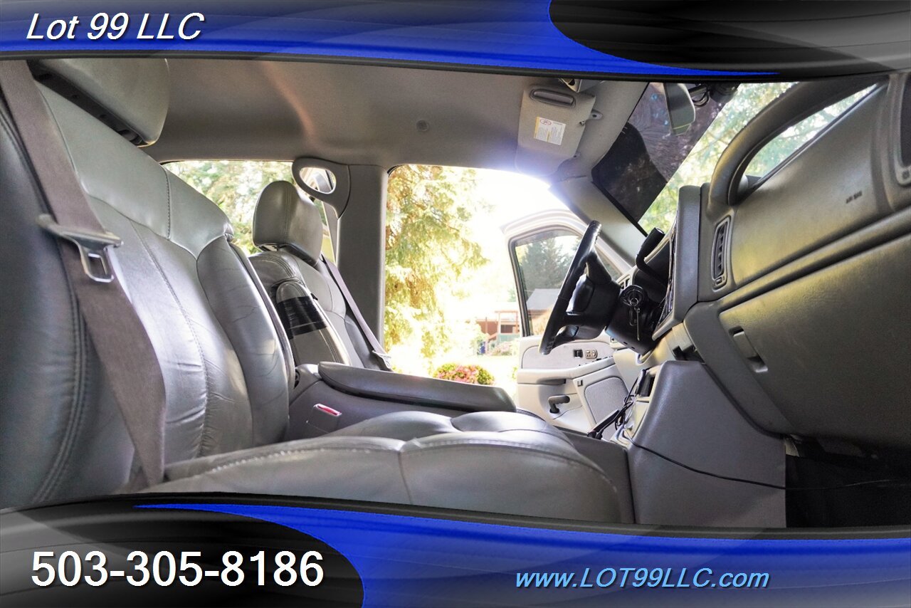 2002 Chevrolet Silverado 2500 4X4 LT 6.6L DURAMAX Heated Leather LONG BED LIFTED  20 FUEL Wheels Newer OFF ROAD TIRES - Photo 16 - Milwaukie, OR 97267