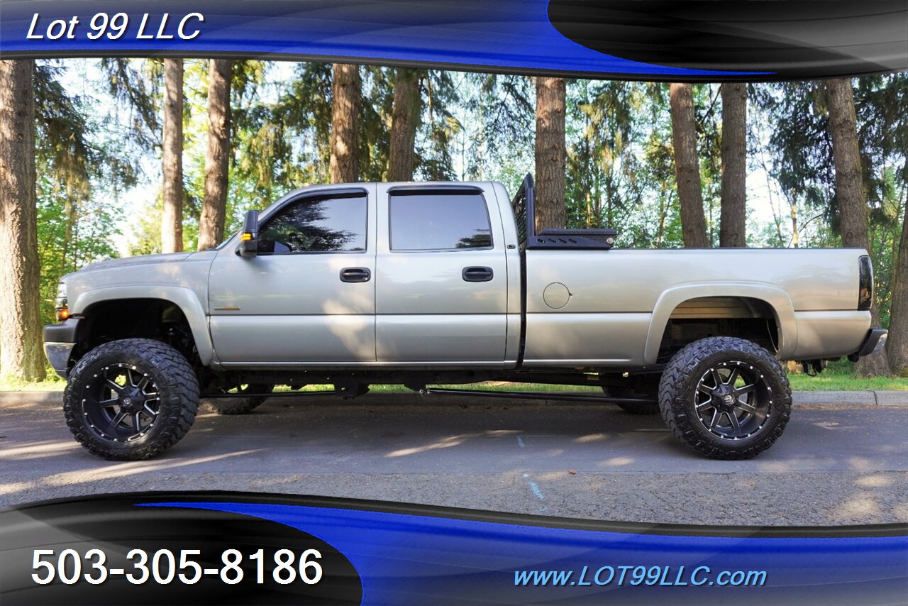 2002 Chevrolet Silverado 2500 4X4 LT 6.6L DURAMAX Heated Leather LONG BED LIFTED  20 FUEL Wheels Newer OFF ROAD TIRES - Photo 1 - Milwaukie, OR 97267