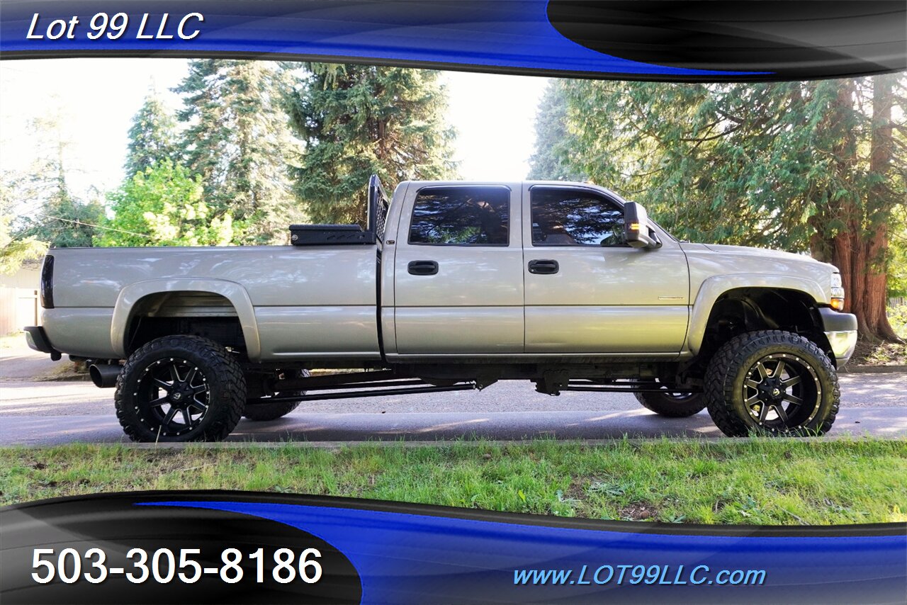 2002 Chevrolet Silverado 2500 4X4 LT 6.6L DURAMAX Heated Leather LONG BED LIFTED  20 FUEL Wheels Newer OFF ROAD TIRES - Photo 8 - Milwaukie, OR 97267