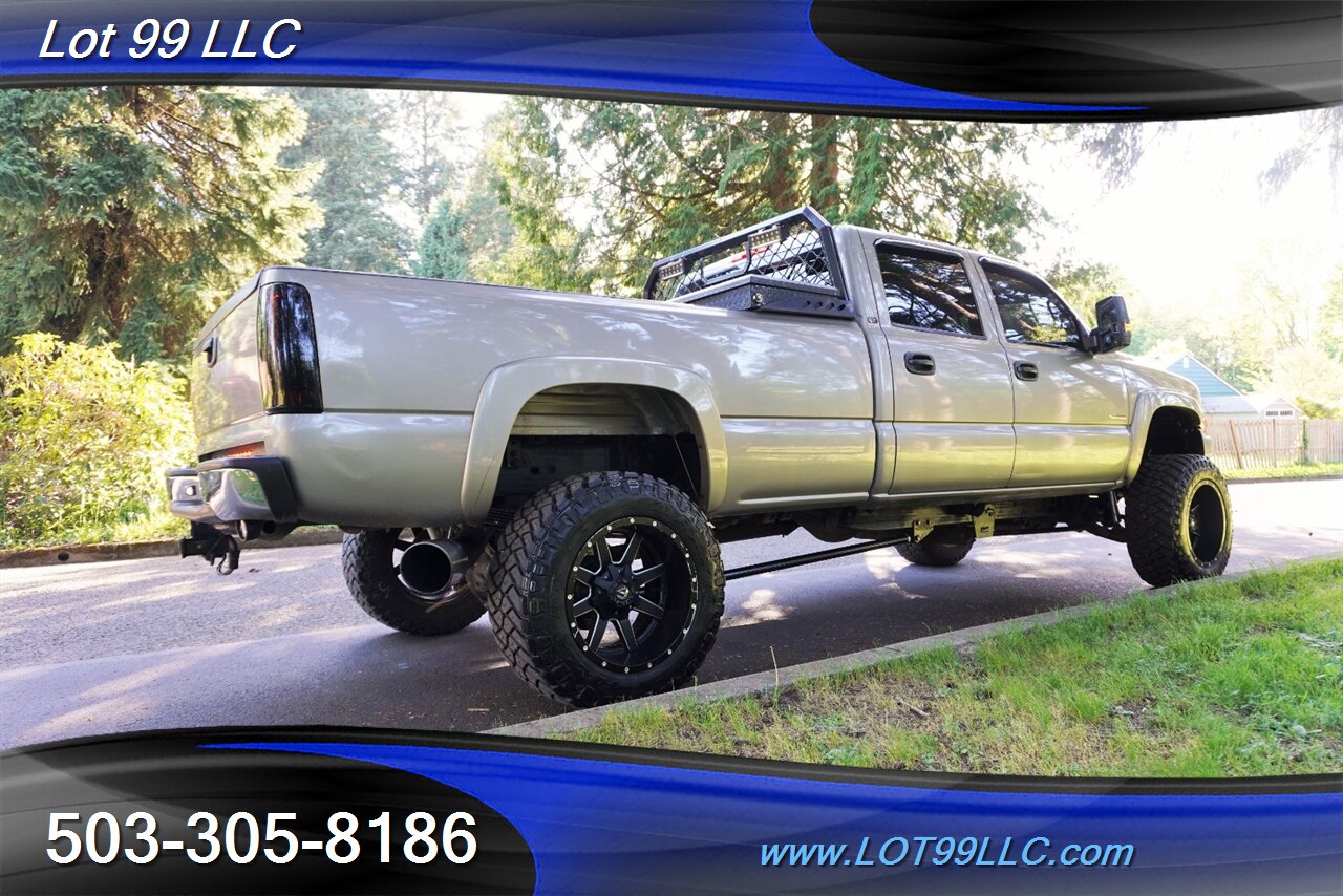 2002 Chevrolet Silverado 2500 4X4 LT 6.6L DURAMAX Heated Leather LONG BED LIFTED  20 FUEL Wheels Newer OFF ROAD TIRES - Photo 9 - Milwaukie, OR 97267