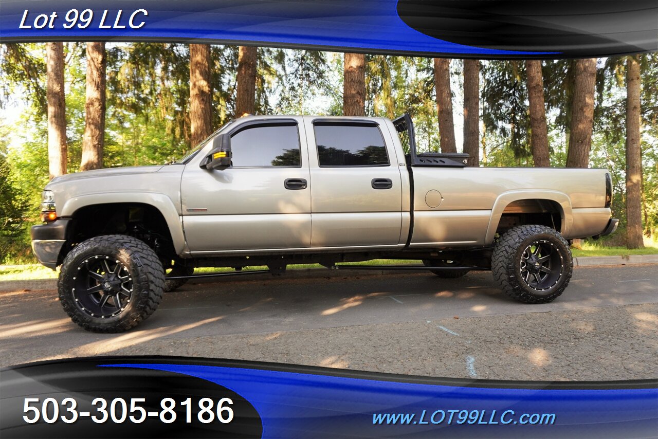 2002 Chevrolet Silverado 2500 4X4 LT 6.6L DURAMAX Heated Leather LONG BED LIFTED  20 FUEL Wheels Newer OFF ROAD TIRES - Photo 5 - Milwaukie, OR 97267