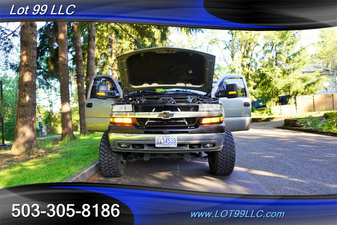 2002 Chevrolet Silverado 2500 4X4 LT 6.6L DURAMAX Heated Leather LONG BED LIFTED  20 FUEL Wheels Newer OFF ROAD TIRES - Photo 26 - Milwaukie, OR 97267