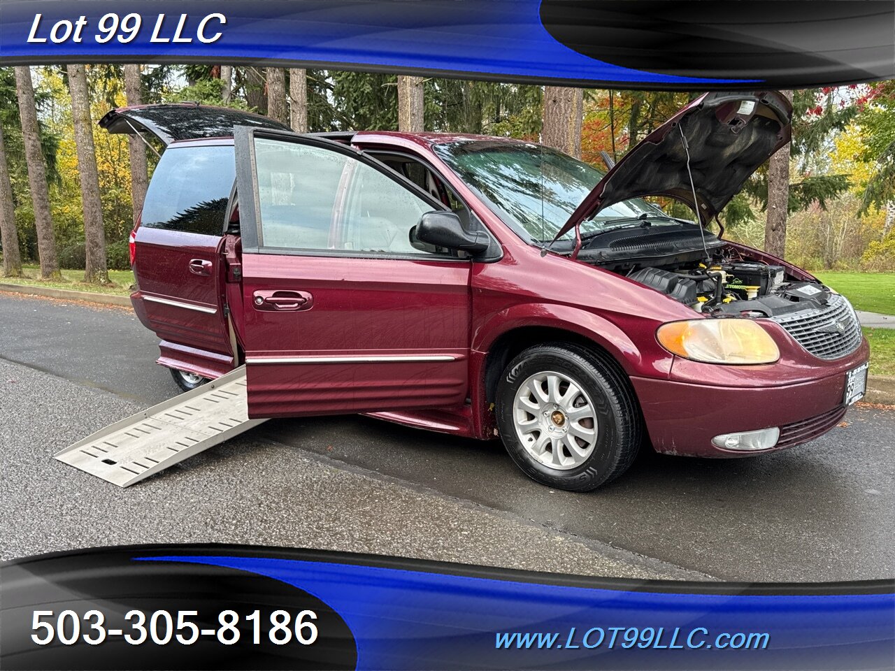 2002 Chrysler Town & Country LXi 83k Miles Wheel Chair Van Power Ramp   - Photo 37 - Milwaukie, OR 97267