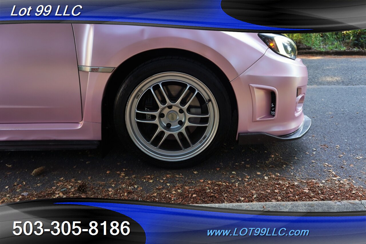2011 Subaru Impreza WRX STI 2.5L TURBO 6 Speed Manual Premium Wheels Newer Tires LOWERED LED LIGHTS PINK WRAP - Photo 35 - Milwaukie, OR 97267