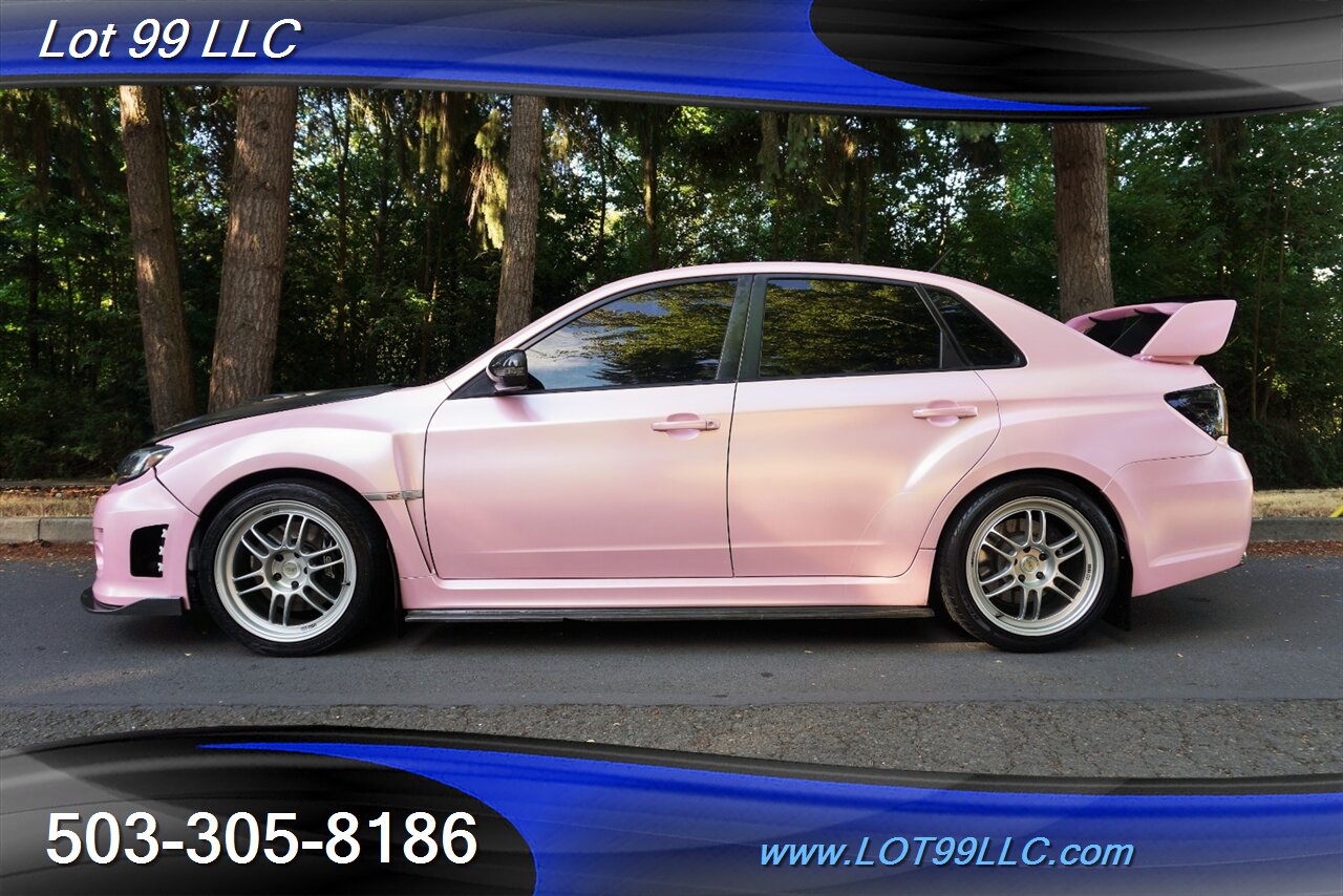 2011 Subaru Impreza WRX STI 2.5L TURBO 6 Speed Manual Premium Wheels Newer Tires LOWERED LED LIGHTS PINK WRAP - Photo 1 - Milwaukie, OR 97267